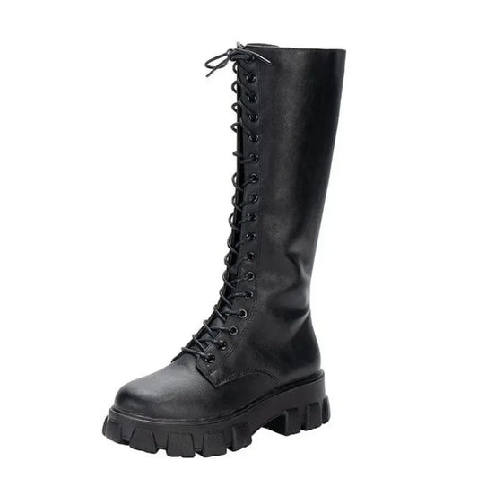 Women's Mid Calf Platform Winter Boots