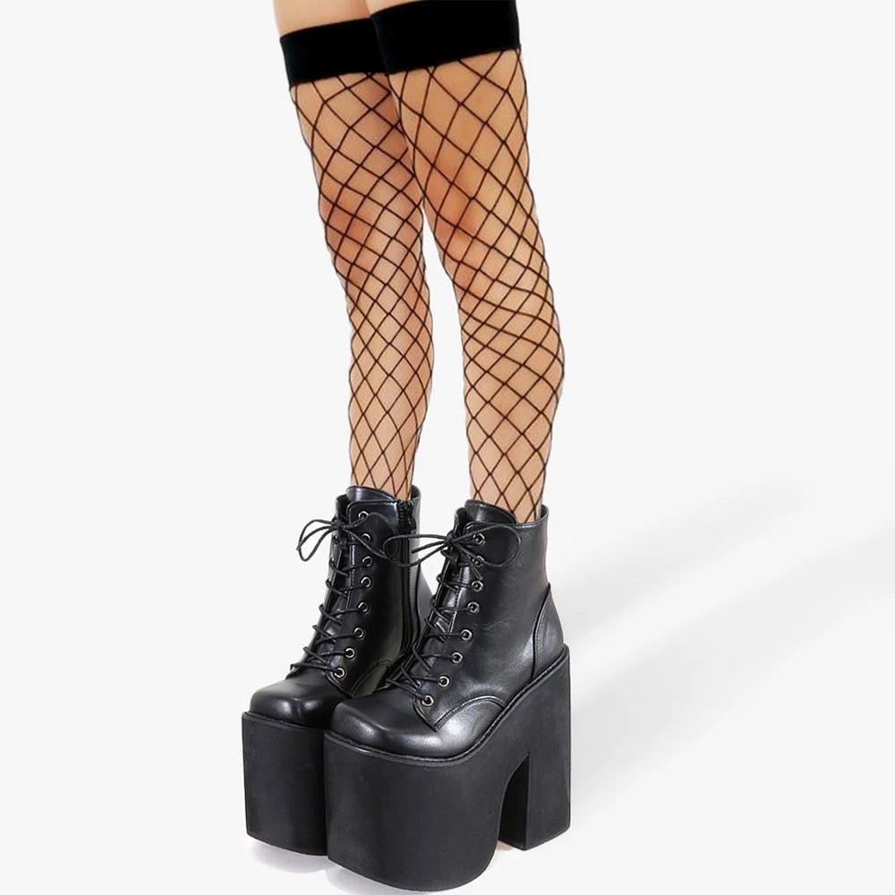 Women's Y2K Platform Chunky Heel Boots