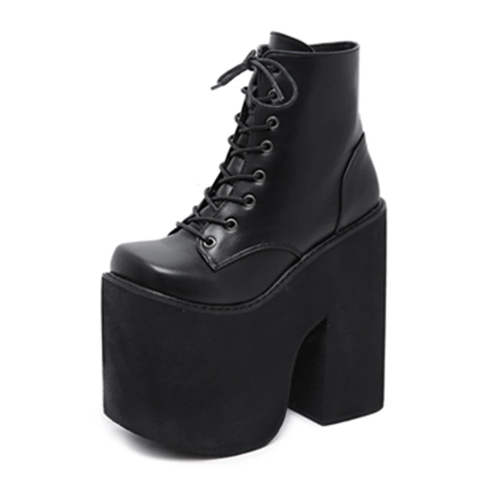 Women's Y2K Platform Chunky Heel Boots