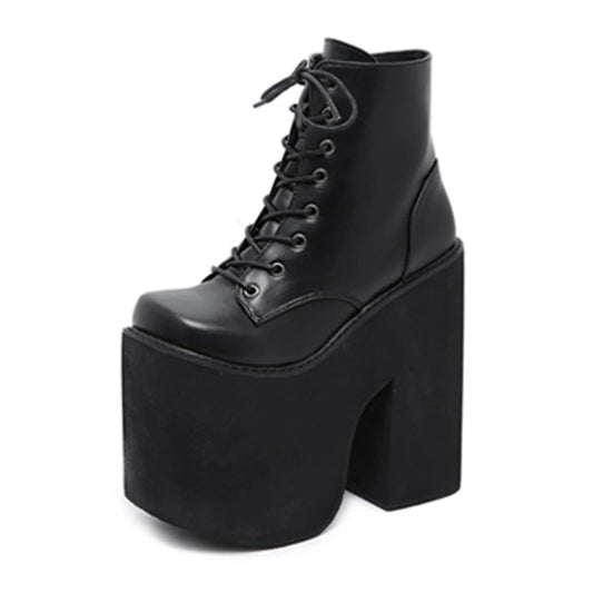 Women's Y2K Platform Chunky Heel Boots