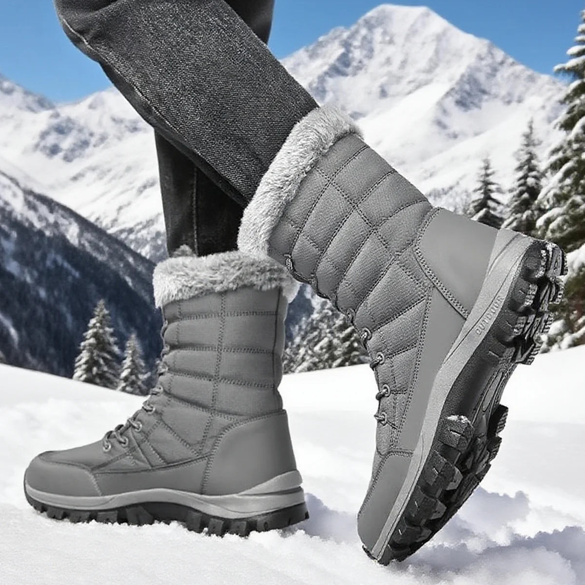 Unisex Warm Anti-Slip Winter Snow Boots