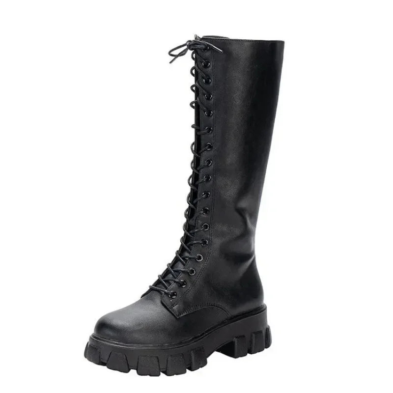 Women's Mid Calf Platform Winter Boots