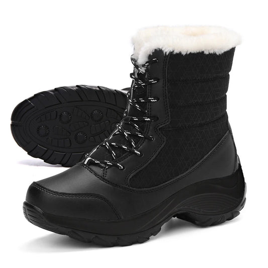 Women's Warm Platform Winter Snow Boots