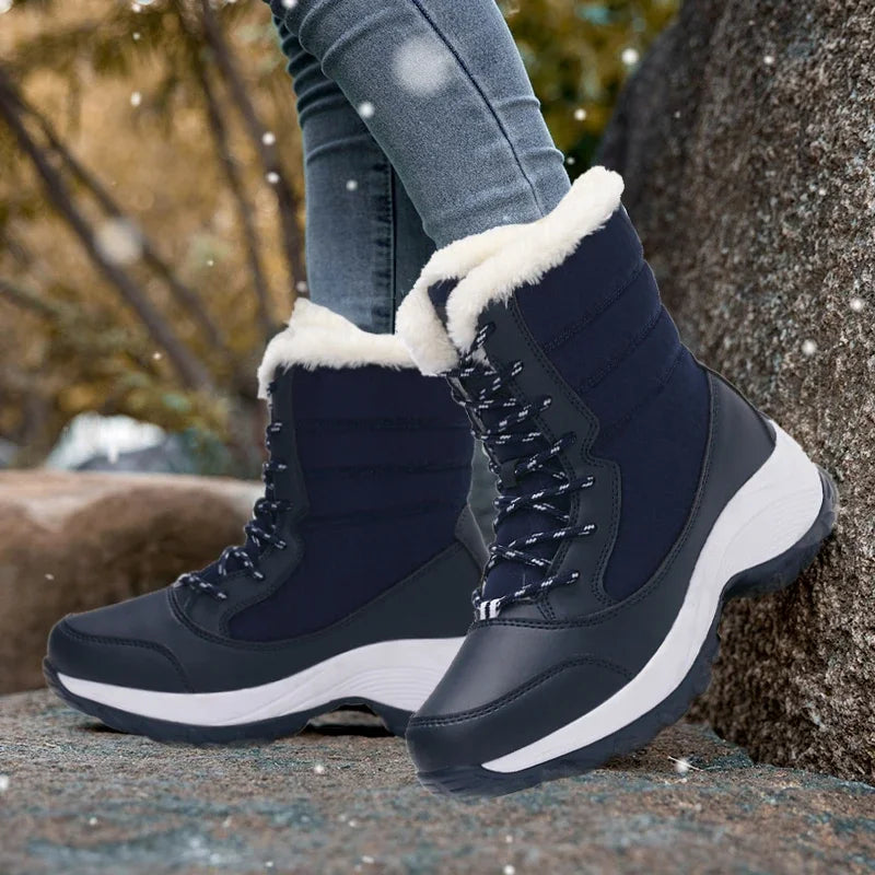 Women's Warm Platform Winter Snow Boots