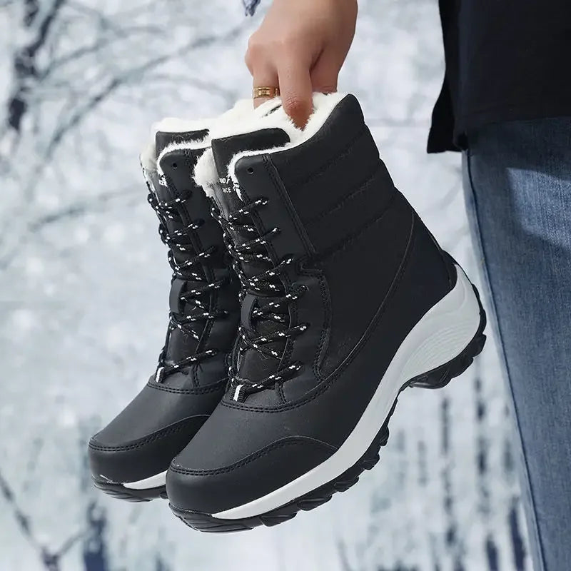Women's Warm Platform Winter Snow Boots