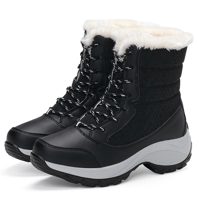 Women's Warm Platform Winter Snow Boots