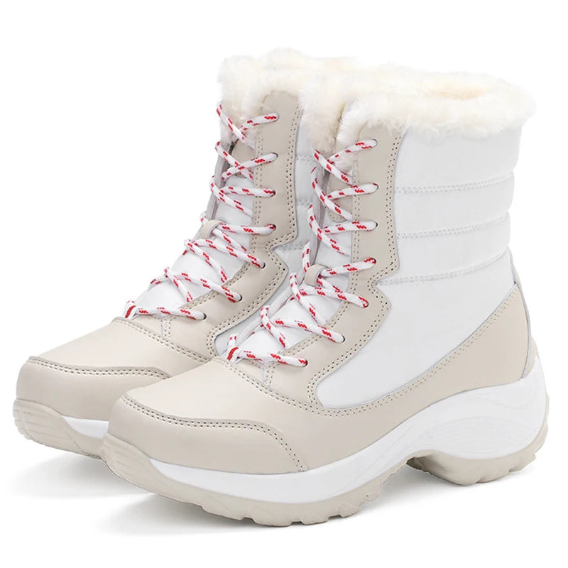 Women's Warm Platform Winter Snow Boots