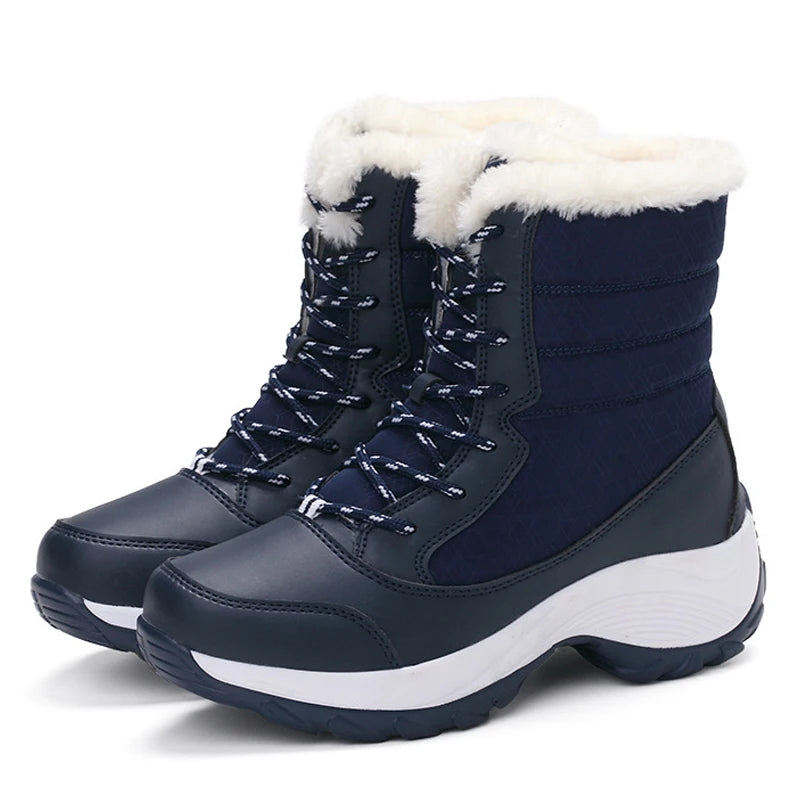 Women's Warm Platform Winter Snow Boots