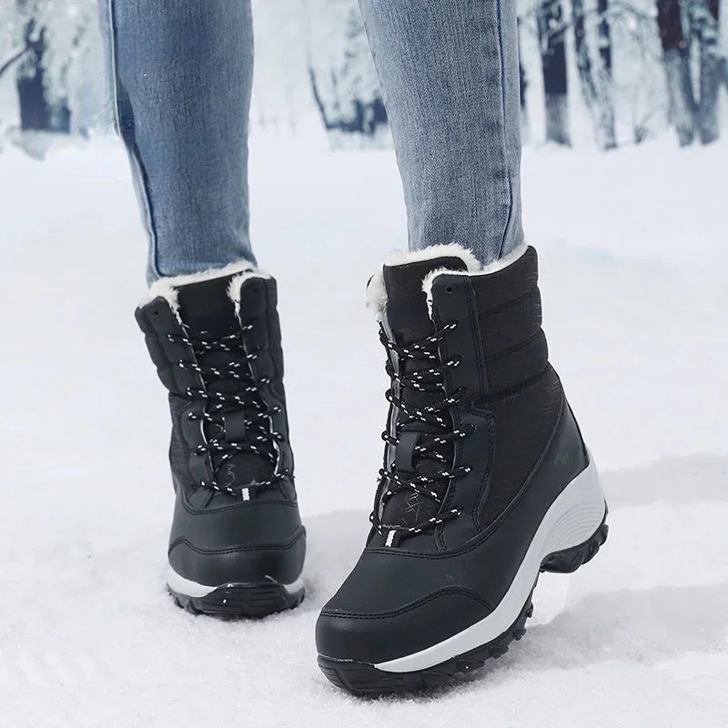 Women's Warm Platform Winter Snow Boots