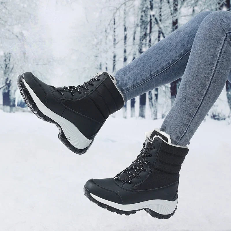 Women's Warm Platform Winter Snow Boots