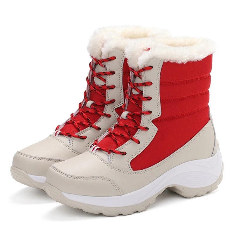 Women's Warm Platform Winter Snow Boots